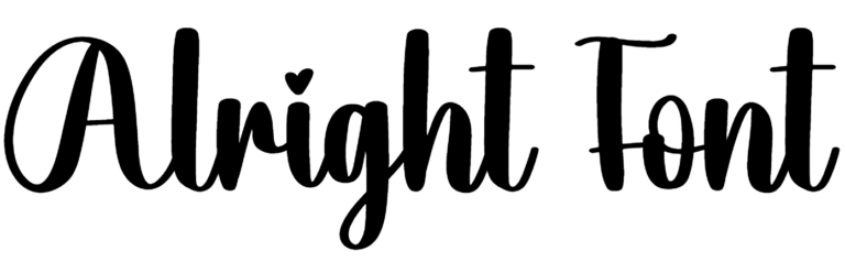 Alright Font Download, #Alright script, Alright cali