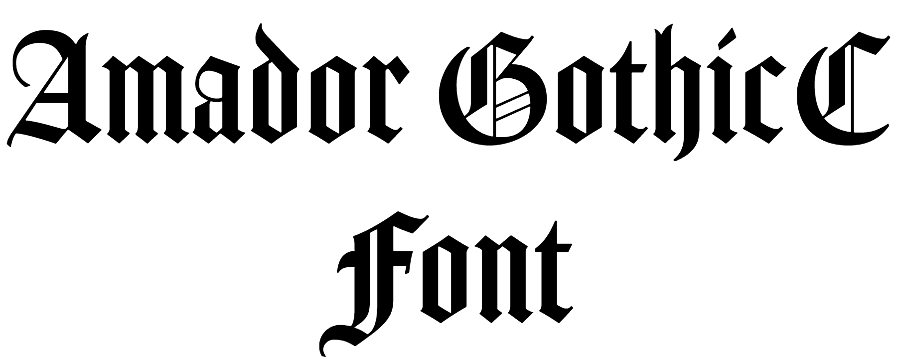 Amador GothicC Font Download