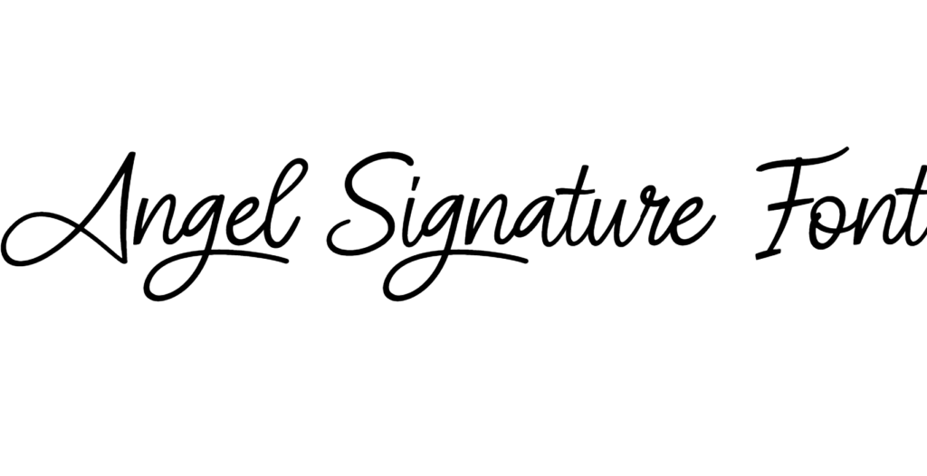 Angel Signature Font | DafontStyle