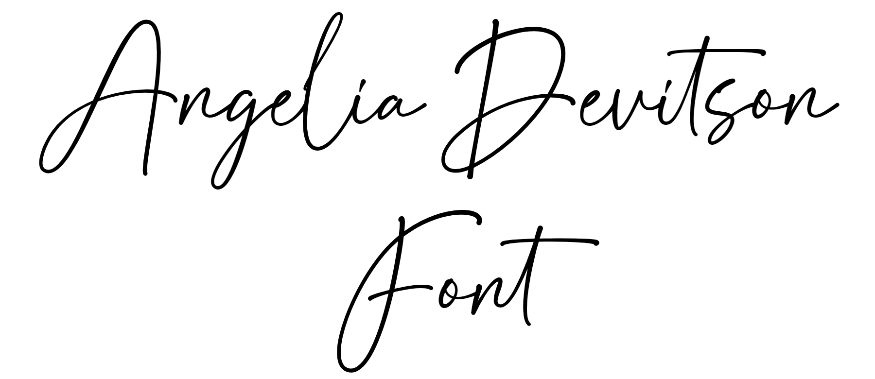 Angelia Devitson Font Download