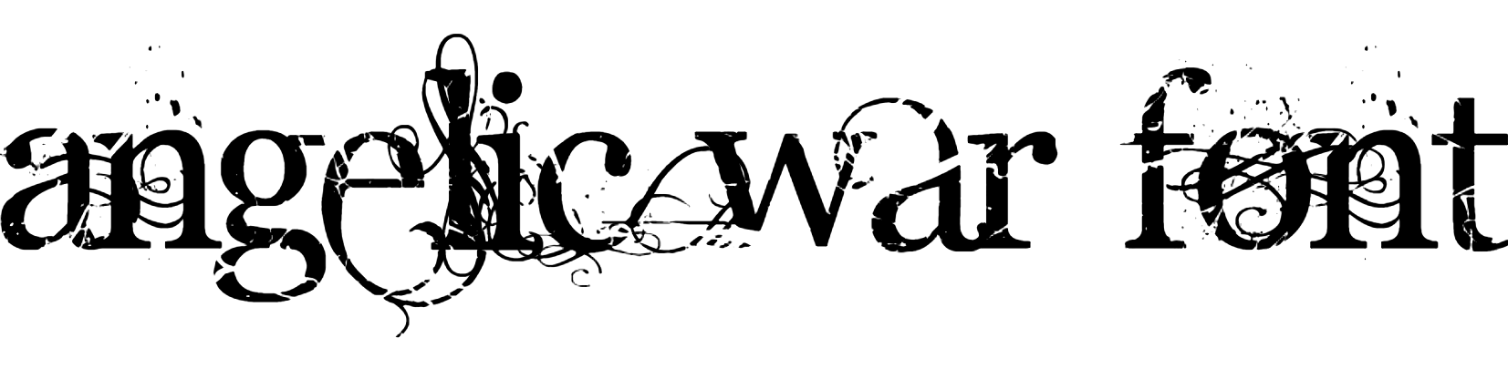 Angelic War Font free Download
