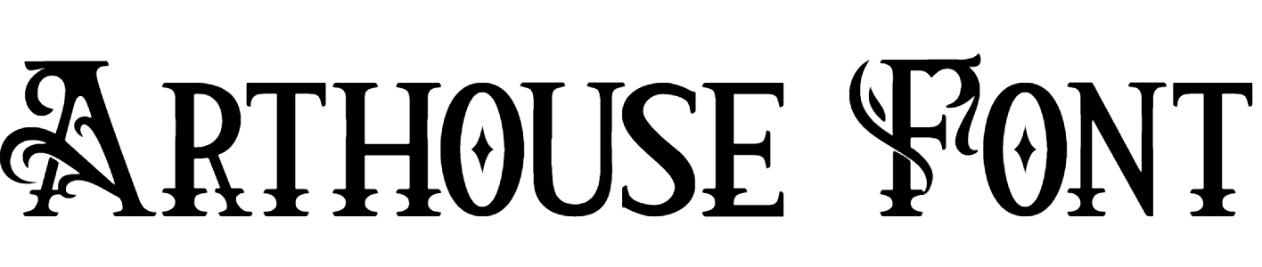 Arthouse Font Download, #Art house #retro