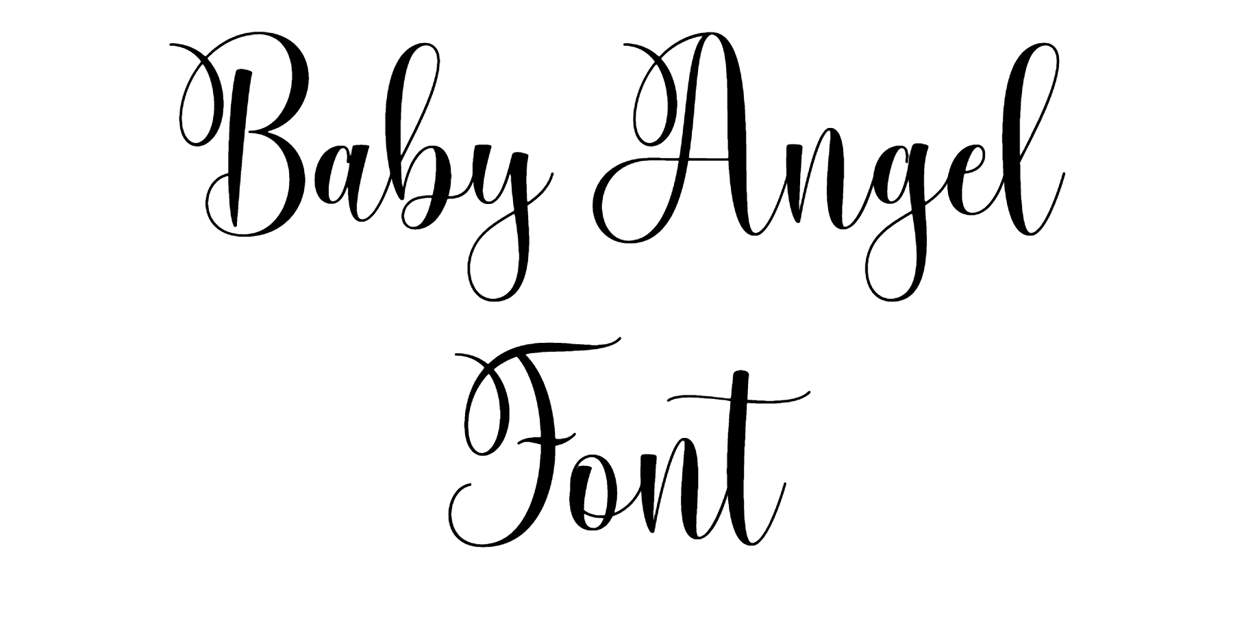 Baby Angel Font Download
