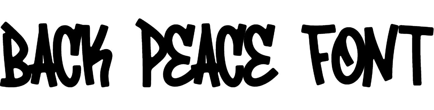 Back Peace Font Download