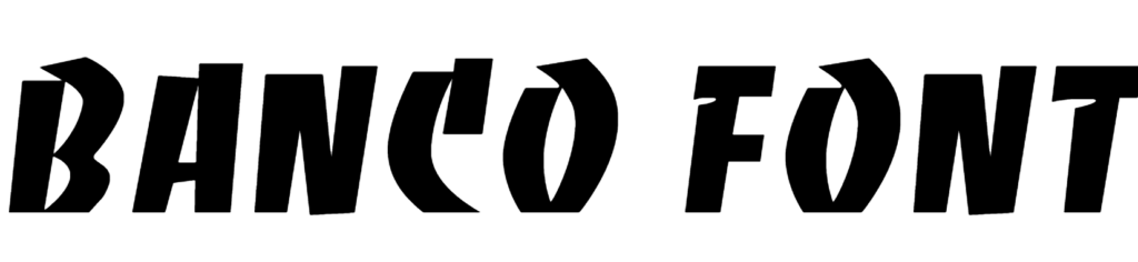 Banco Font | DafontStyle