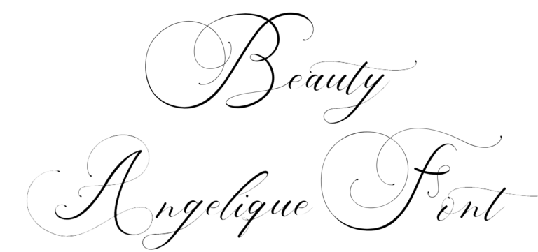 Beauty Angelique Font Download