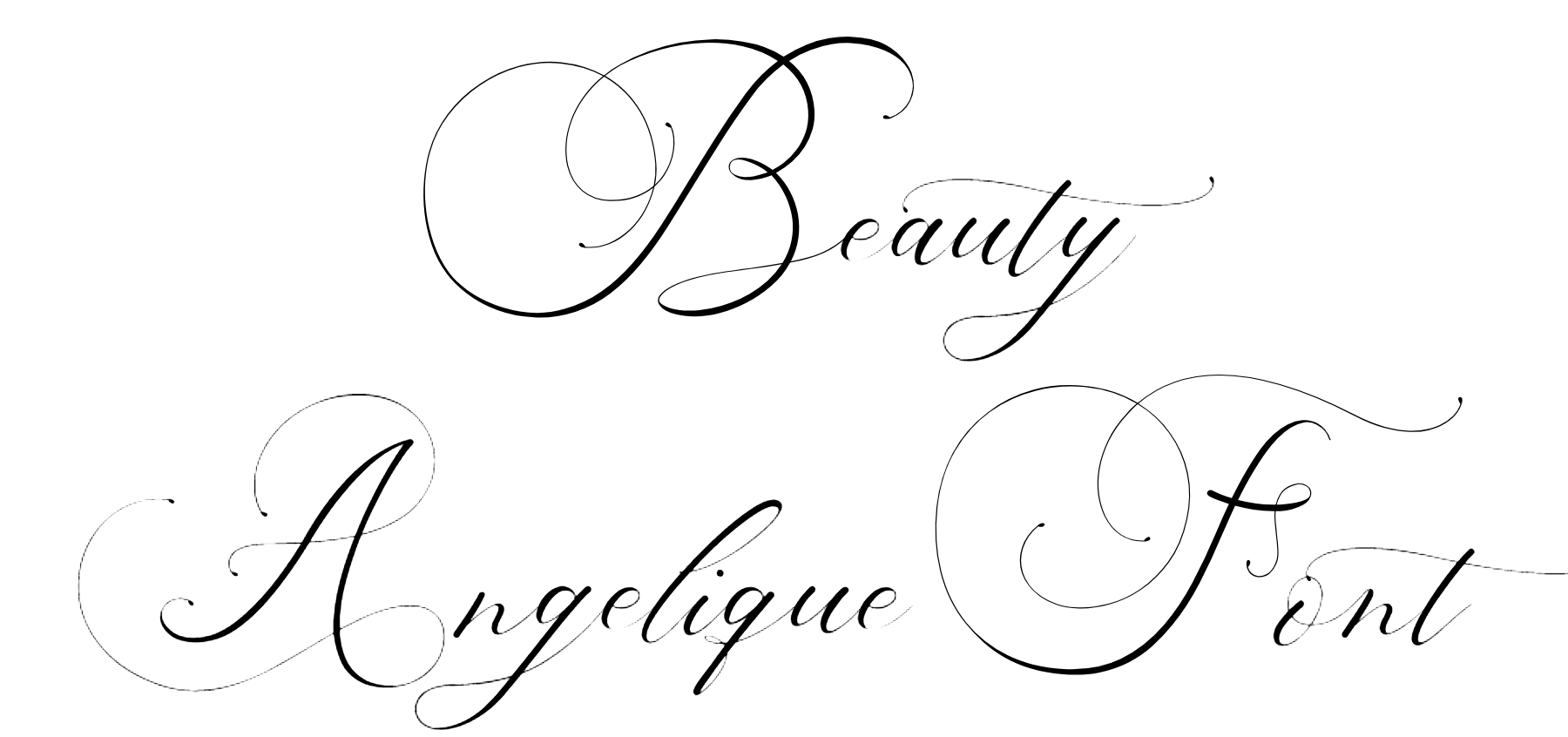 Beauty Angelique Font Download