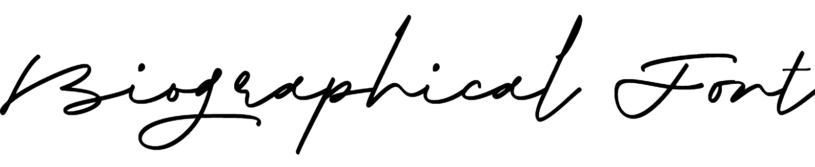 Biographical Font Download