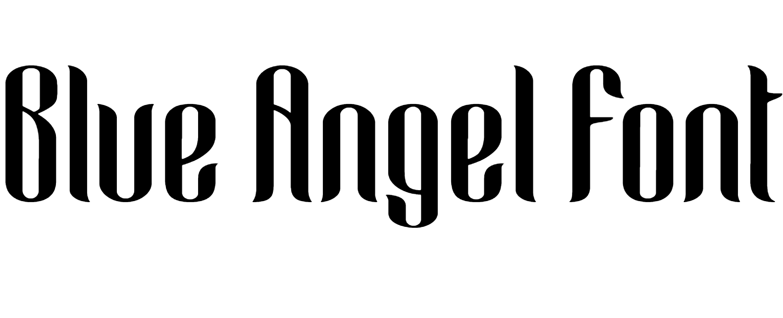 Blue Angel Font Download