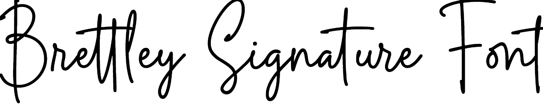 Brettley Signature Font Download, #Modern canva