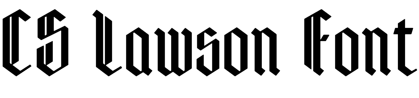 CS Lawson Font Download