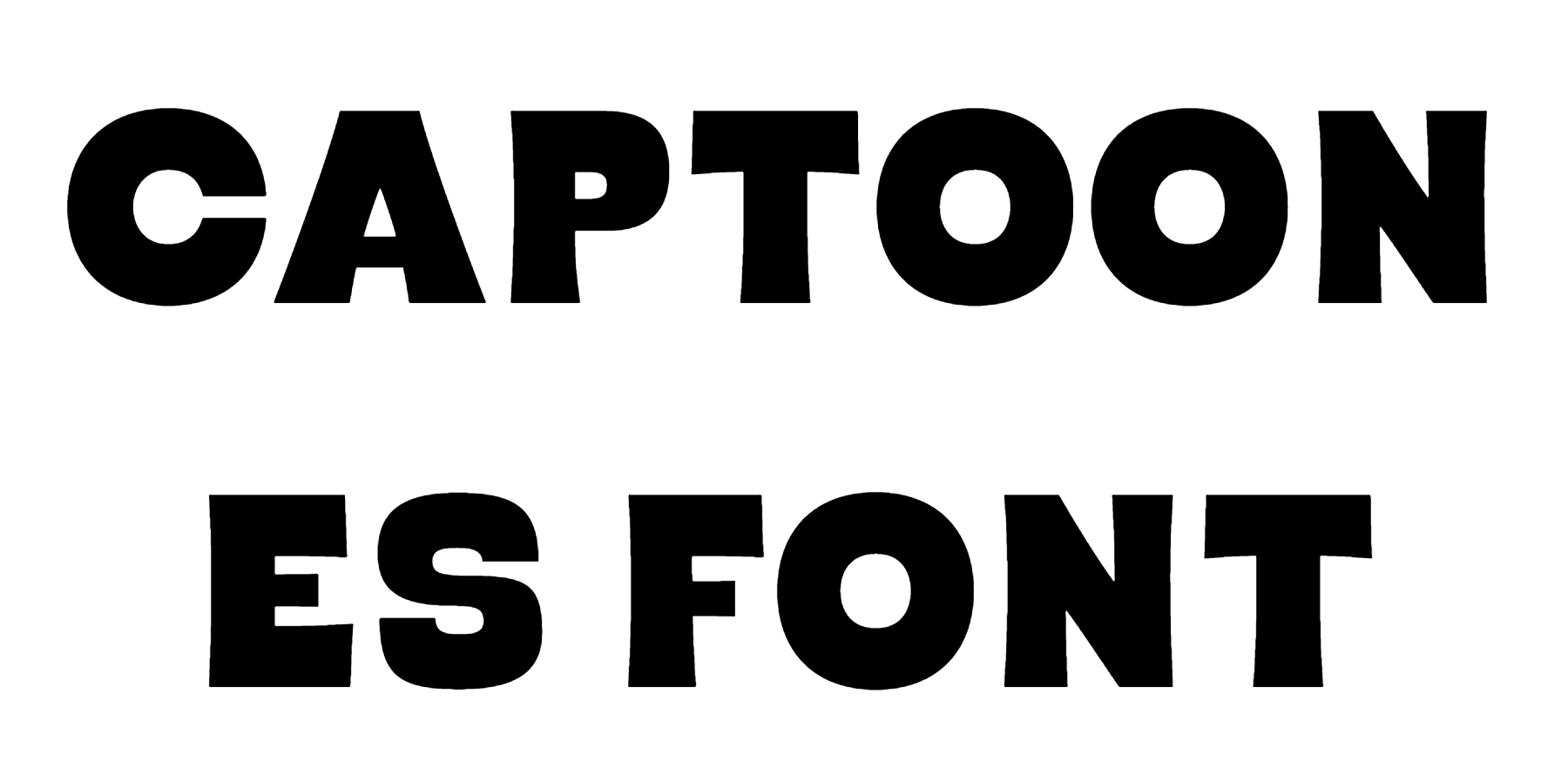 Captoon ES Font Download