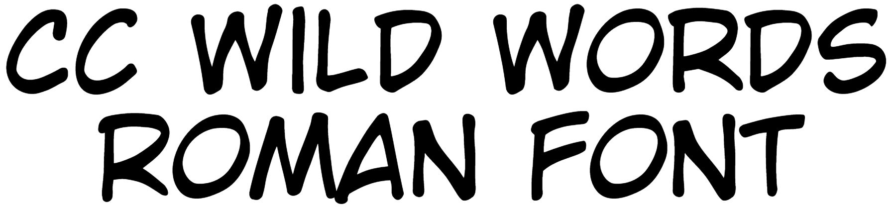 Cc Wild Words Roman Font Download, #CCWildWords