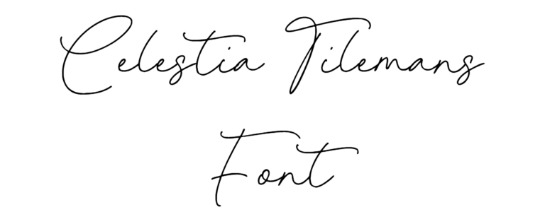 Celestia Tilemans Font Download