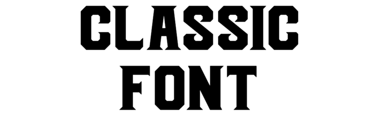Classic Font Download