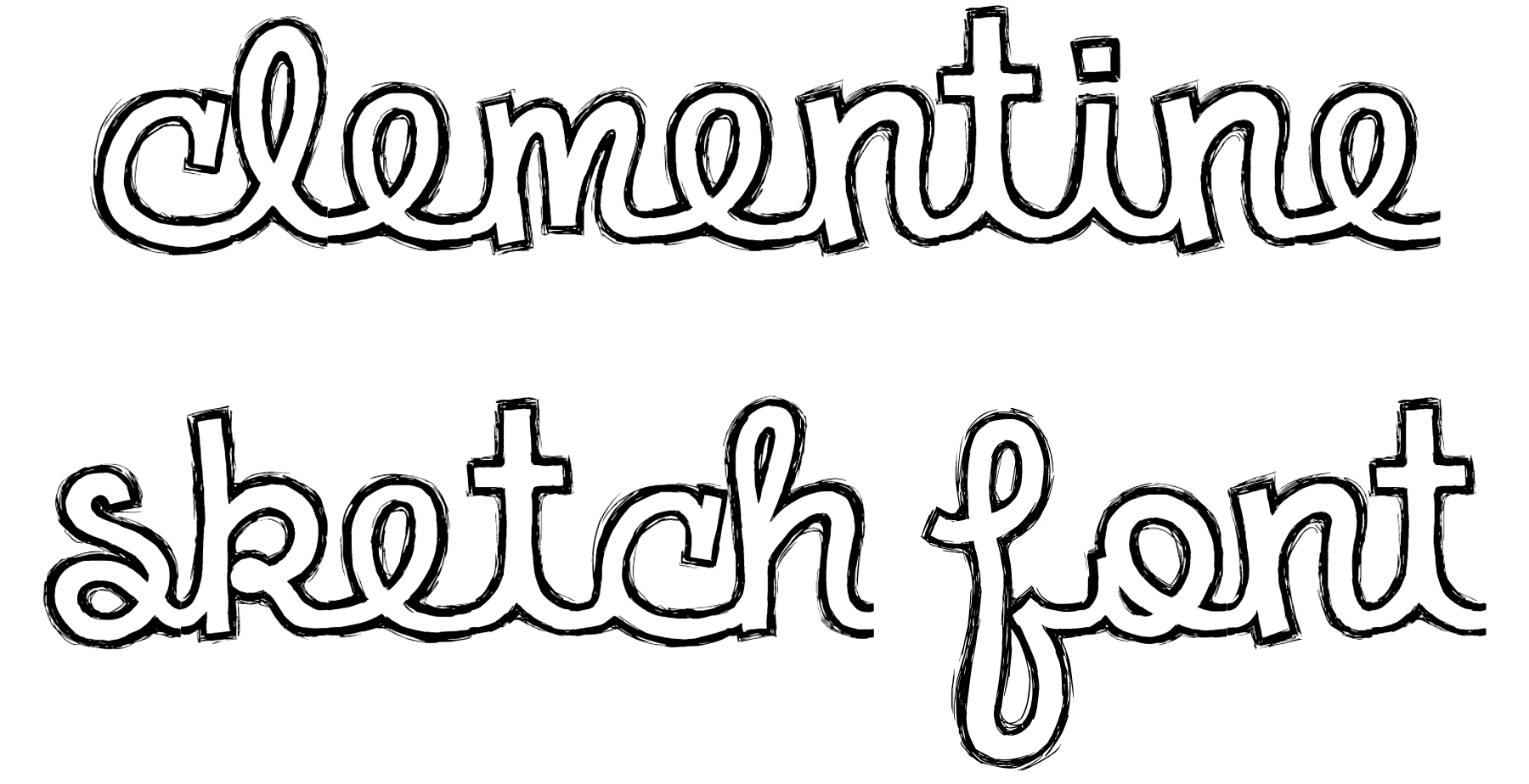 Clementine Sketch Font Download