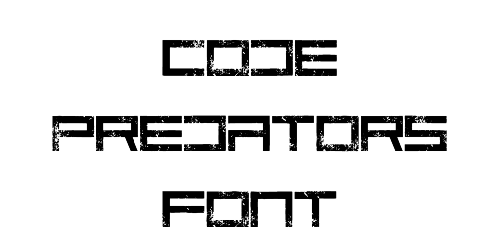 Code Predators Font | DafontStyle
