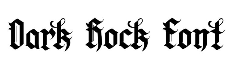 Dark Rock Font Download