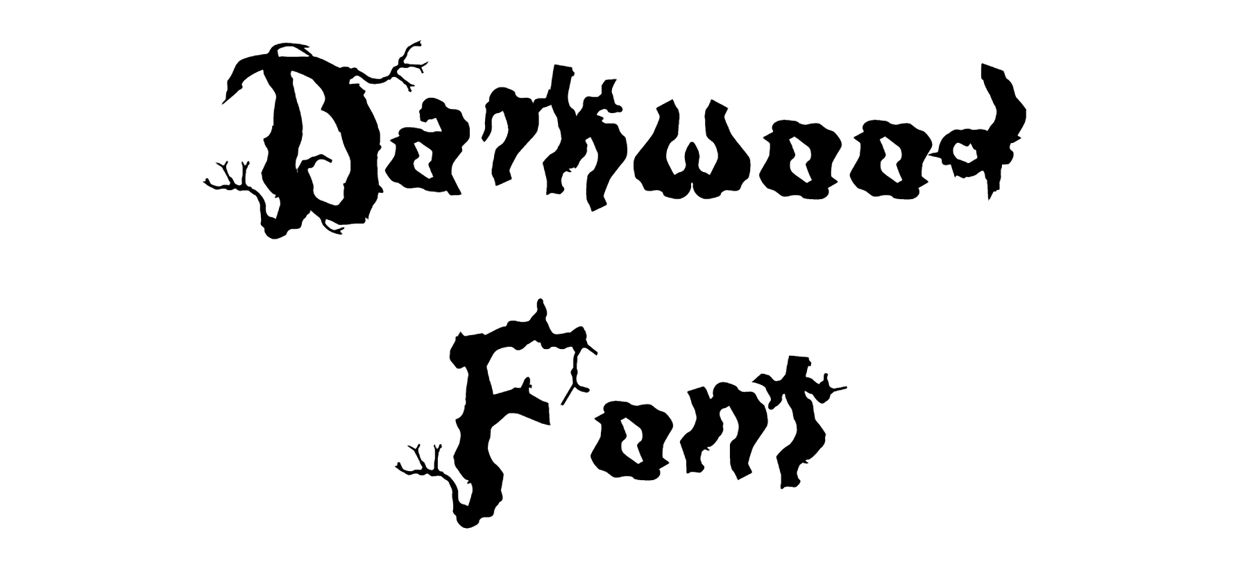 Darkwood Font Download