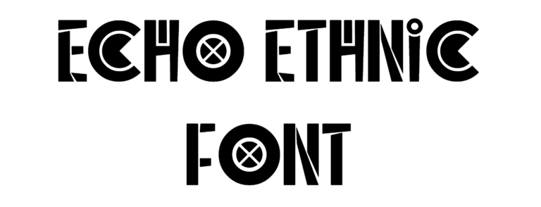 Echo Ethnic Font Download