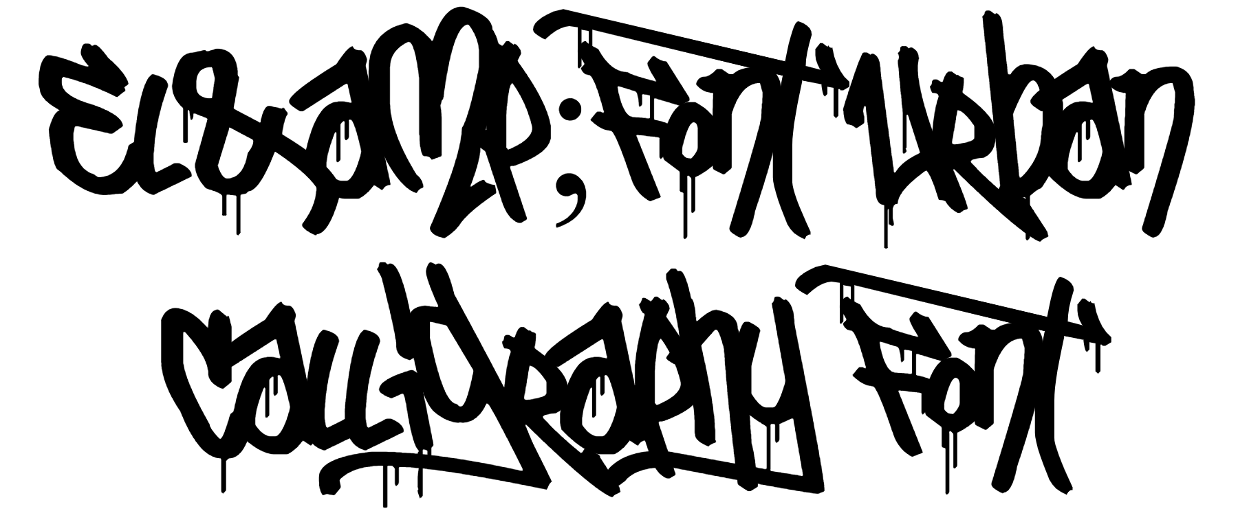 El&Font Urban Calligraphy Font Download