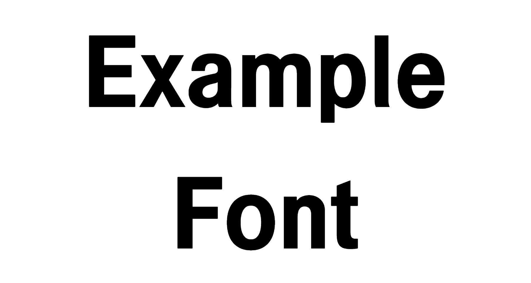 Example Font Download