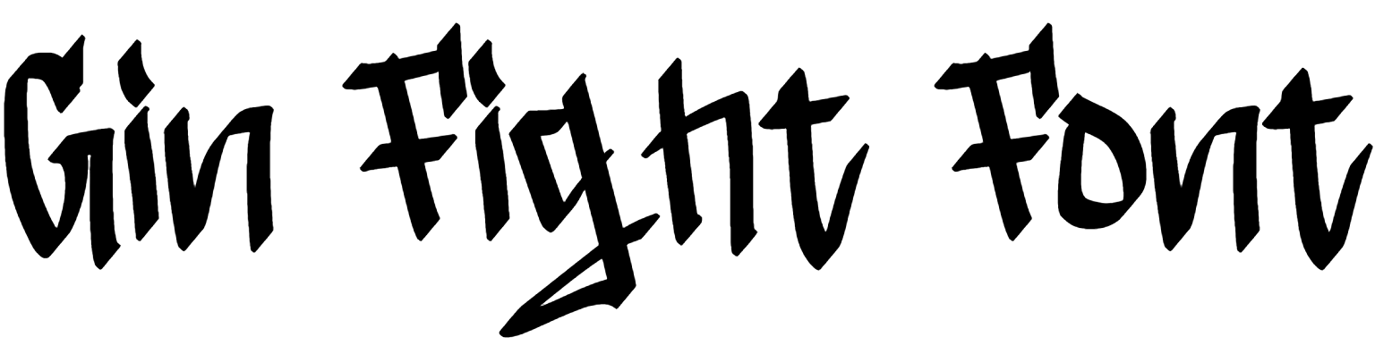 Gin Fight Font Download