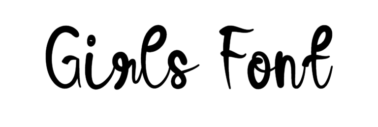 Girls Font Download
