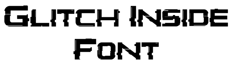 Glitch Inside Font Download