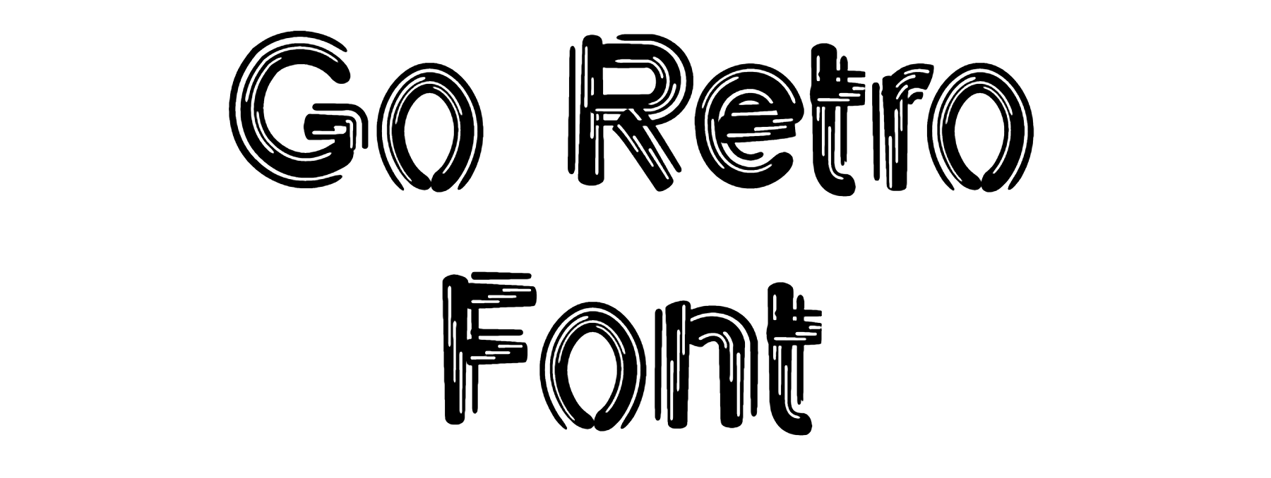 Go Retro Font Download