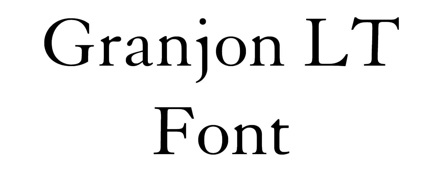 Granjon LT Font Download, #Charles Schwab