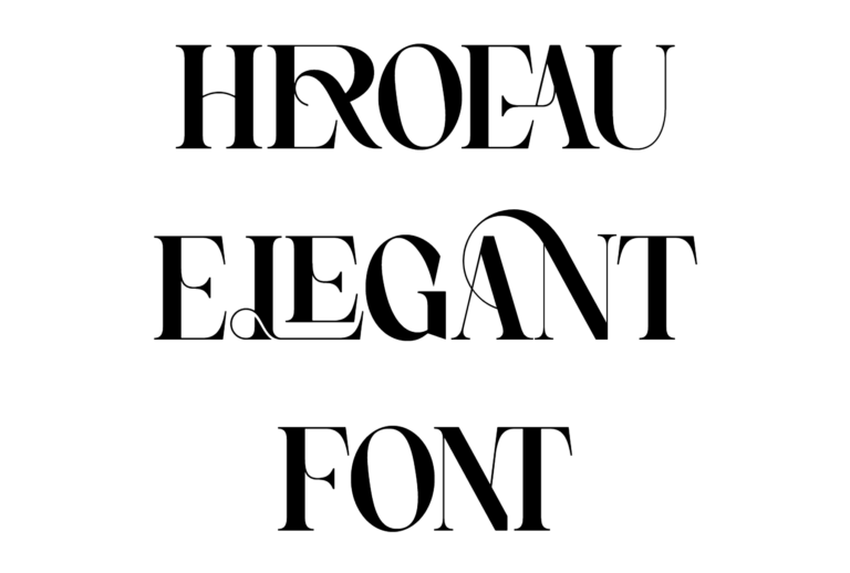 Heroeau Elegant Font Download