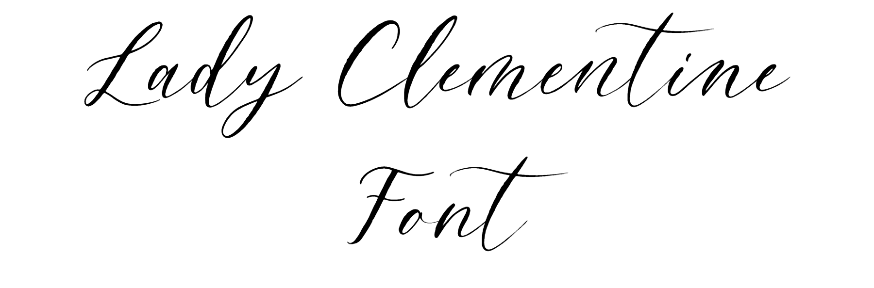Lady Clementine Font Download