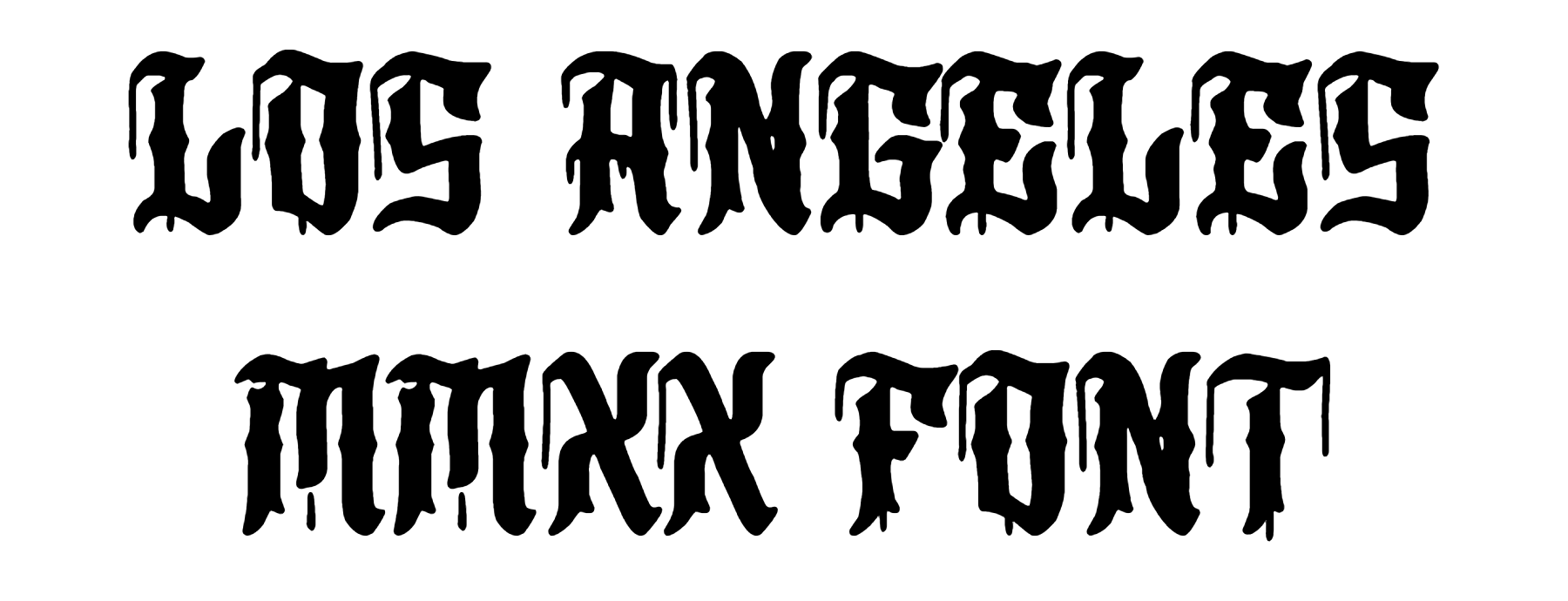Los Angeles MMXX Font Download