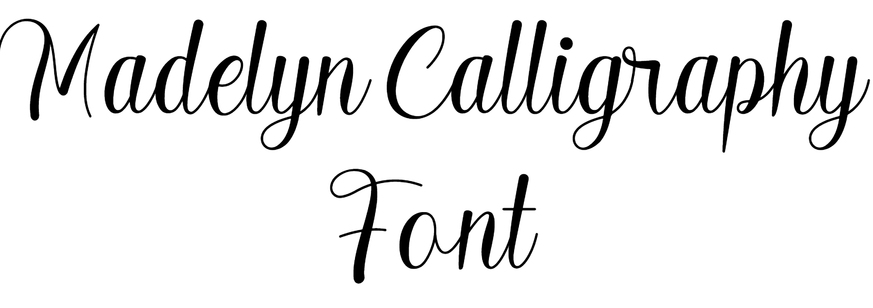 Madelyn Calligraphy Font Download
