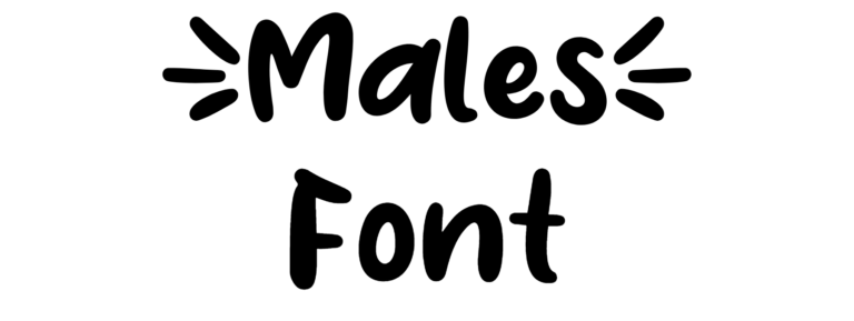 Males Font Download