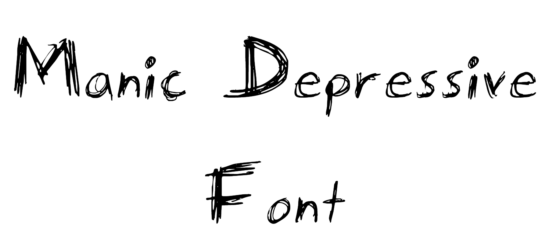 Manic Depressive Font Download
