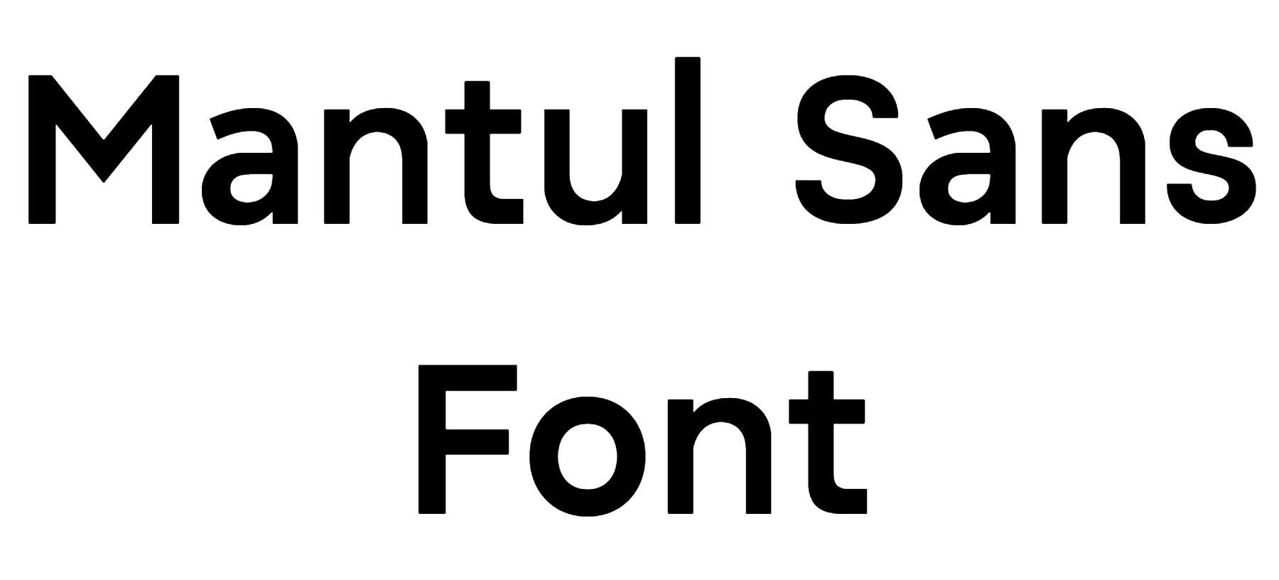 Mantul Sans Font Download