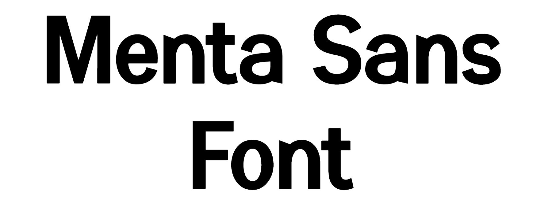 Menta Sans Font Download, Menta Display
