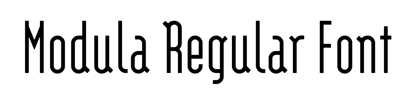 Modula Regular Font Download