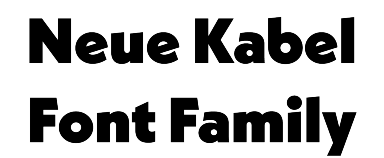 Neue Kabel Font Download