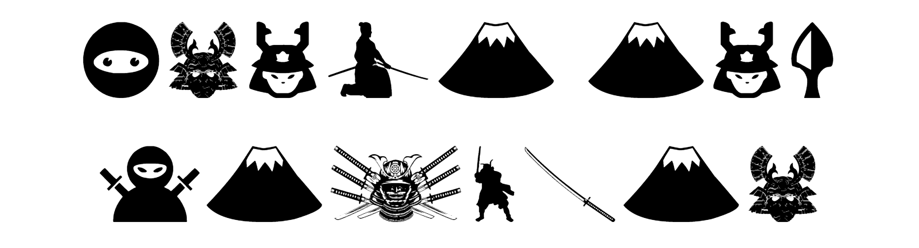 Ninja and Samurai Font Download