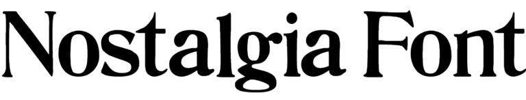 Nostalgia Font Download