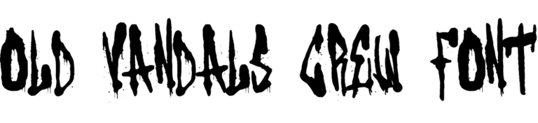 Old Vandals Crew Font Download