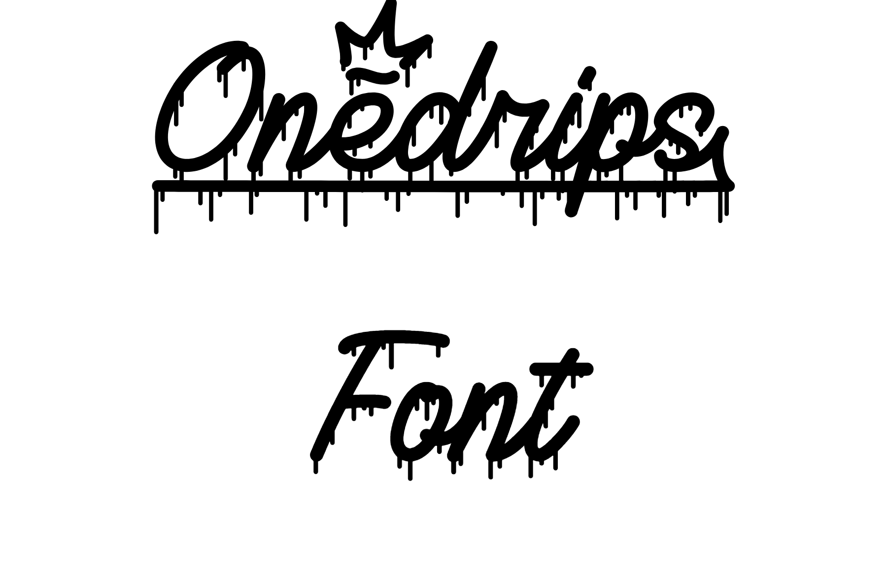 Onedrips Font Download
