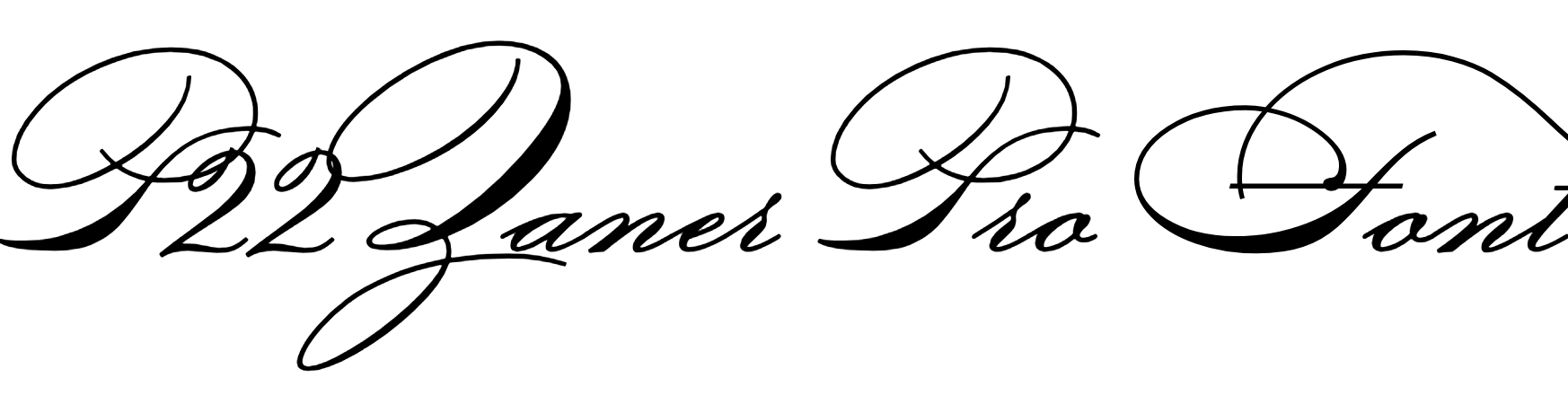 P22 Zaner Pro Font Download, #P22 Zaner Four