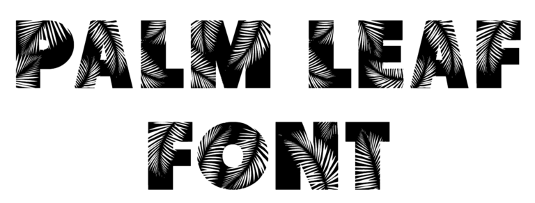 Palm Leaf Font Download
