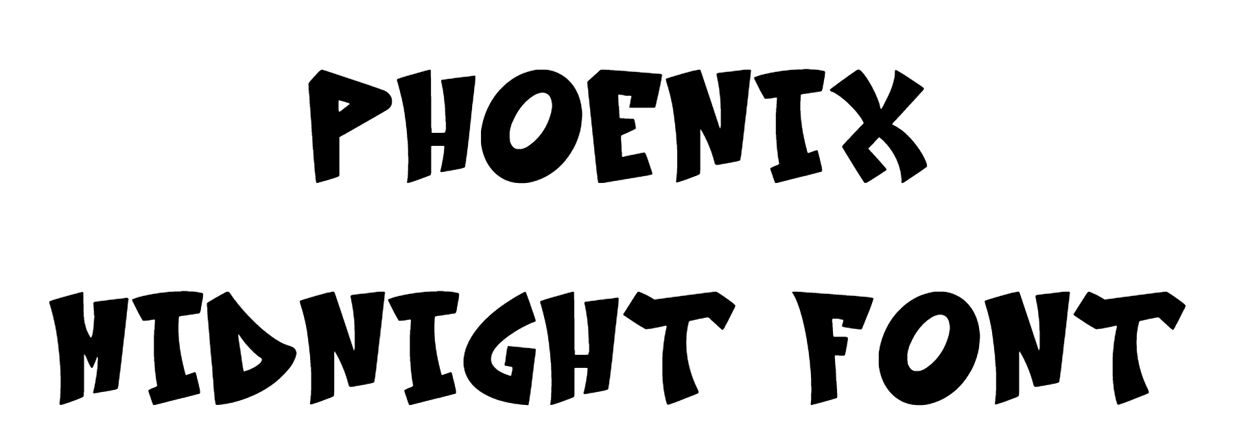 Phoenix Midnight Font Download