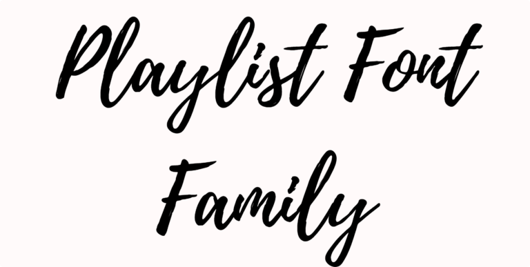 Playlist Font Download, Playlist Script, Playlist Ornament, Playlist Caps