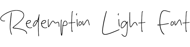 Redemption Light Font Download